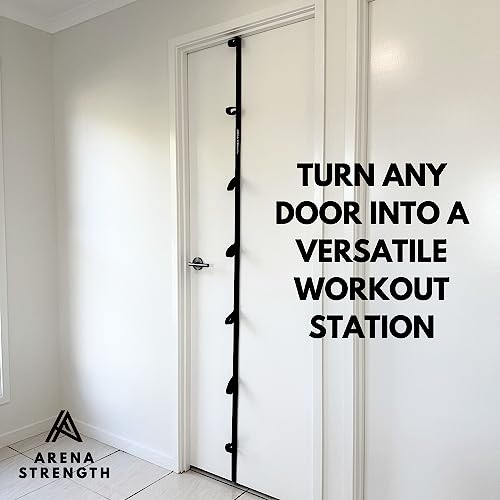 Arena Strength Door Anchor Strap for Resistance Bands, Multi Loop Door Anchor Fits Up to 9 ft Doors Heavy Duty Door Anchor for Workout Bands, Easy to Install Full Body Home workouts - Image 3