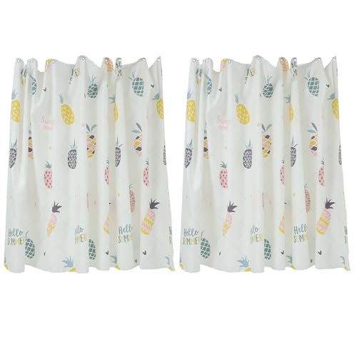 IMIKEYA Rideau de Lit Double Couche en Coton, 2 Pièces, Style Classique et Élégant, Occultant pour Dortoir, Offrant Intimité et Ambiance Romantique
