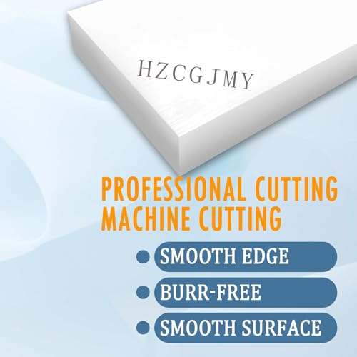Image of 4Pcs HDPE Blocks White 3 /4'' Thick, Size 3''x 3-1 /2'' Solid Plastic Sheet High Density Polyethylene Sheet Board Rectangular Tapping Block for DIY Projects and Home Floor Improvement