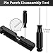 For Glock 19 19x 17 26 27 43 43x, Punch Tool Kit - Nylon Punch Bar, Hex Nut Driver, Pin Punch Removal Tool Kit Accessories