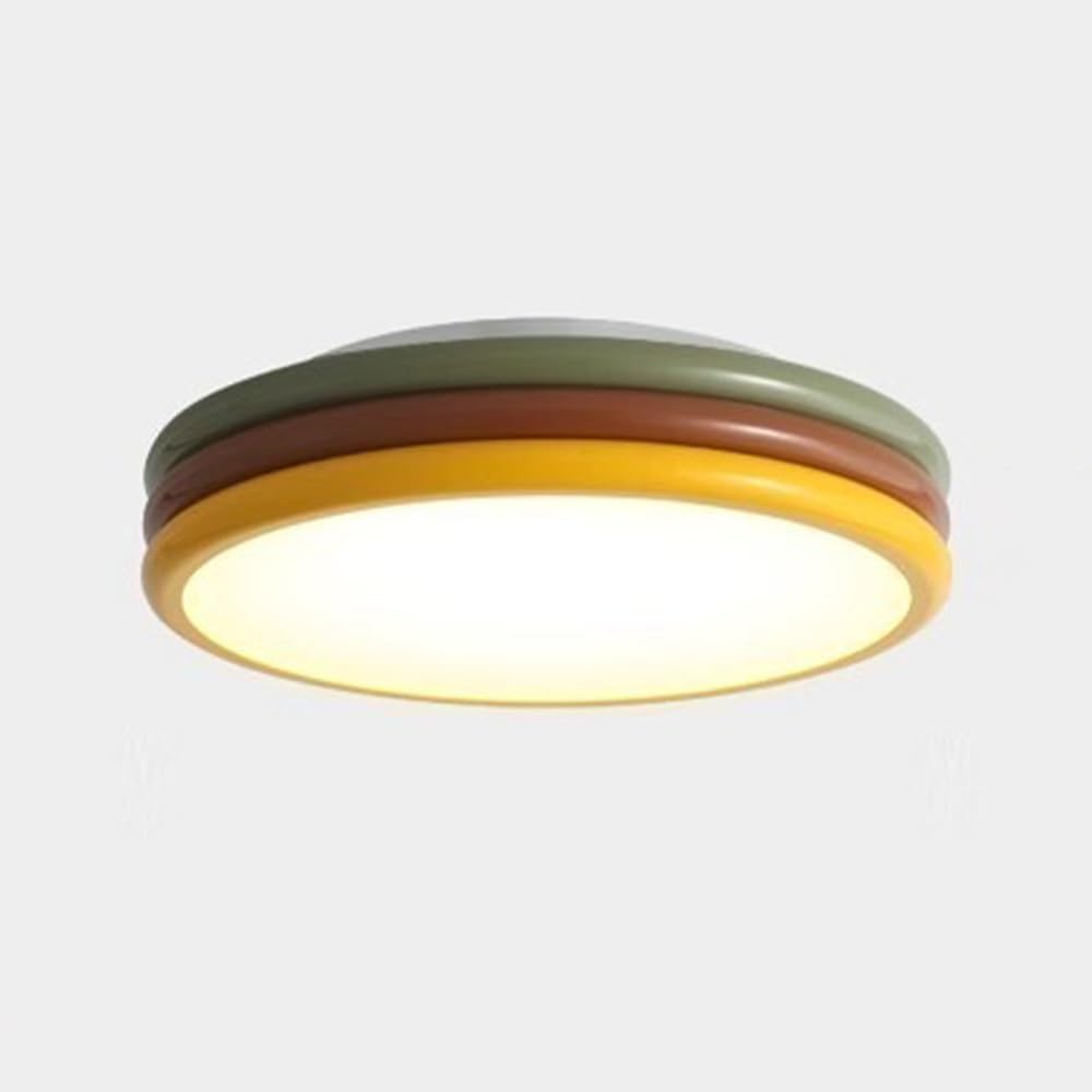HXYSXHJUO Round Ceiling Light LED Dimming Flush Mount Lamp with Remote Control Modern Chandelier Lighting for Bedroom Kitchen Hallway Lights