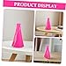 BESPORTBLE 1Pair Portable Plastic Megaphone Cheerleader Trumpets for Sports Events and Parties Lightweight DIY Cheering Horns for Game Day and Public Gatherings