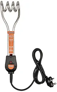 Usha Immersion Heater (2410) 1000-Watt with Shock Protection (Silver)