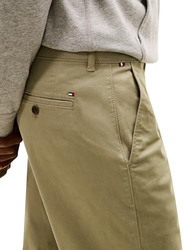 Image of Tommy Hilfiger Men's Stretch Cotton Chino Pants in Custom Fit