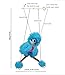 （3 Days Local Delivery） Ostrich Marionette Puppet,Ostrich String Puppet，Exercise Hand-Brain Balance，Marionette Puppets，Exercise Children's Coordination Ability (Blue Ostrich)