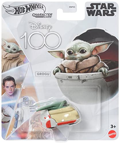 Vehículo de juguete Grogu Hot Wheels escala 1:64 miniatura 1