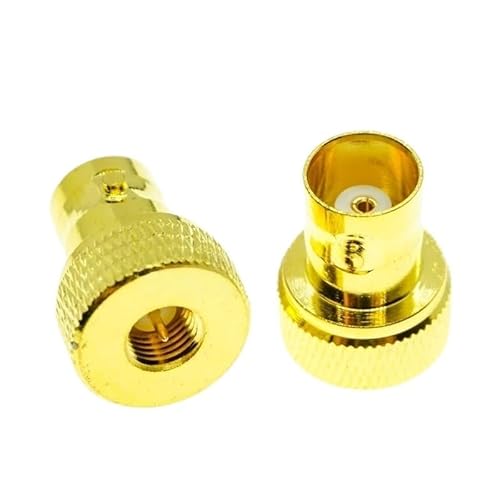 BNC ���X - SMA ���X �v���O �X�g���[�g 50ohm BNC/SMA-KK R*/F �f�B�X�N �C���^�[�z���A*/�e�i �A�_�v�^�[(SMA Male gold)