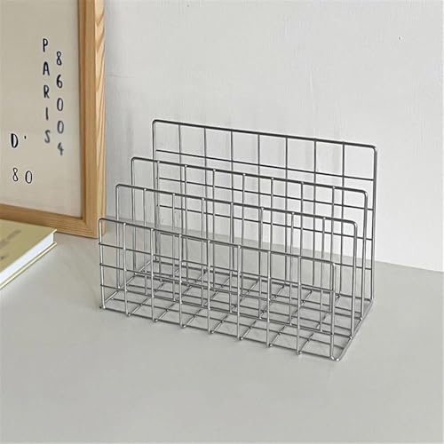 3-warstwowy metalowy uchwyt na dokumenty z siatki nizer Slish stojak na czasopisma, dokumenty i żelazny design Boo do domowego biura Sto