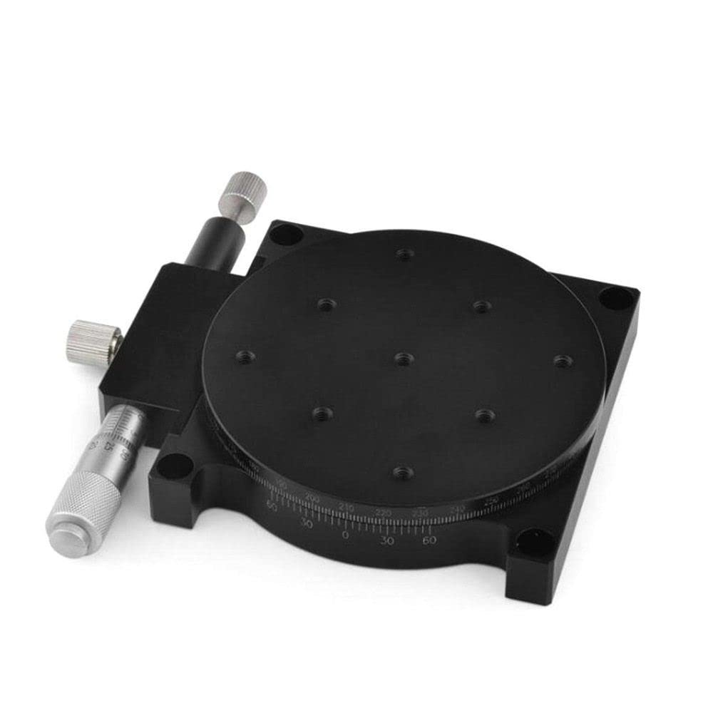 Rotational 60mm Left Adjustable Precision Manual Stage Cross-Roller Bearing Hi-Q for Automation Sliding Linear CNC Equipment