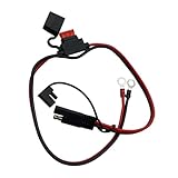 J-base バイク バッテリー 充電ケーブル SAEコネクタ バッテリー充電 10A ヒューズ付き バッテリーに繋いでおけば充電楽々 (SAEコネクタケーブル)