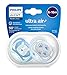 Philips AVENT Ultra Air Pacifier, 6-18 Months, Bear/paw, 4 Pack, SCF085/09