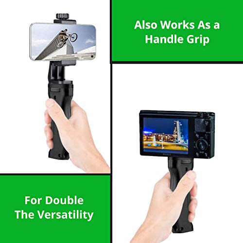 KobraTech Smartphone Video Rig - The UltraGrip Pro iPhone Rig & Single Grip Handle - with Phone Mount & Bluetooth Remote - Thumbnail 2