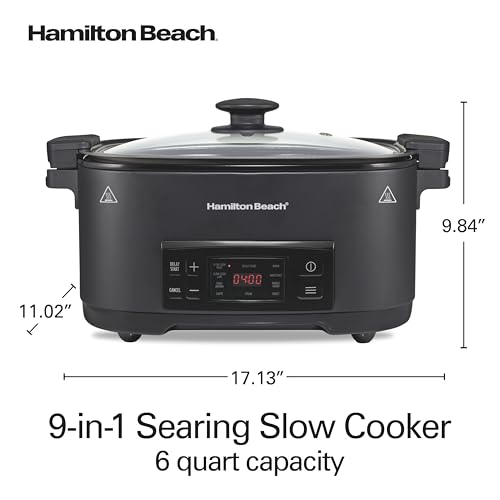 Hamilton Beach 9-in-1 6 Quart Programmable Slow Cooker - image 8