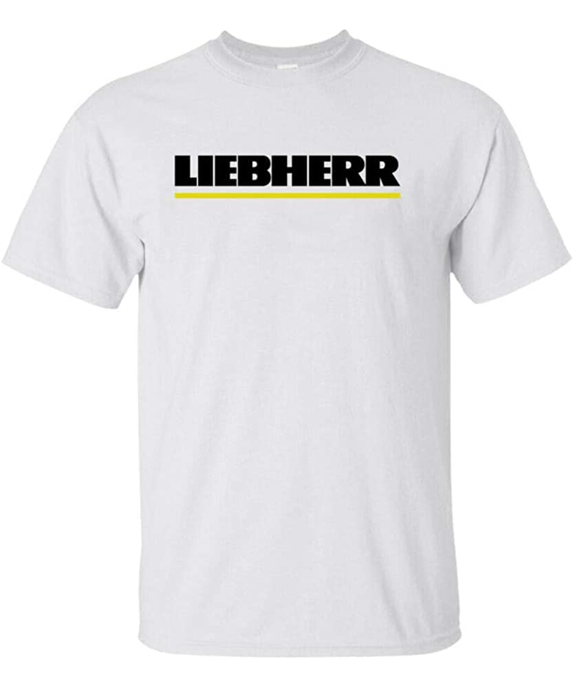 YUN LEIHONGSHE Liebherr Group Logo Crane Crawler Excavator Equipment Men's Graphic T Shirt