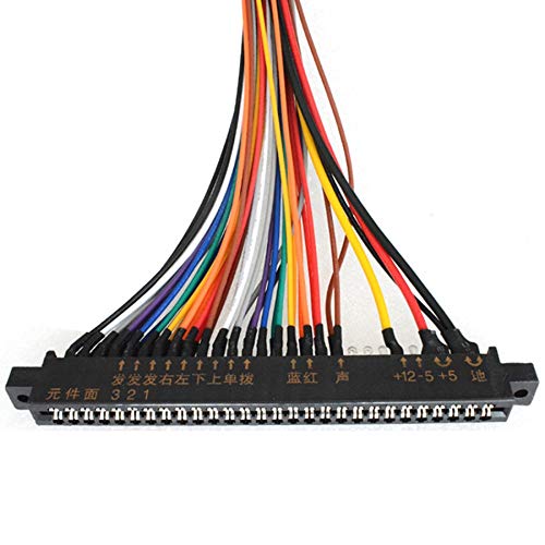 Facibom Jamma Wire Harness 28 Pin Jamma Loom for Arcade Cabinet Accessories Games 60 in 1