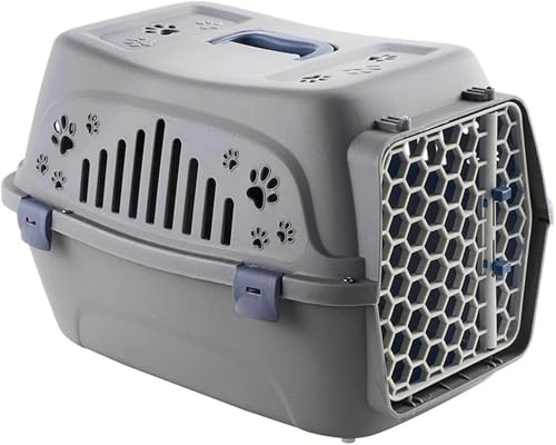 ZanPol ペットキャリー 犬用コンテナキャリー ペットキャリーケース ハードタイプ 犬猫兼用 ペット猫犬スーツケース航空輸送ボックス猫 犬用キャリーコンテナ ペットケージ 旅行犬小屋ポータブル猫ケージペット用品 ペットハードケース 軽量 通気性 小動物