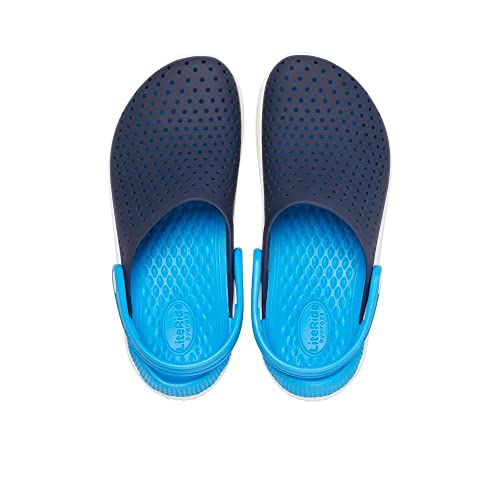 CROCS Literide Clog K - Navy/White - J3 , 205964-462-J3, Kids Unisex , Navy/White , J3