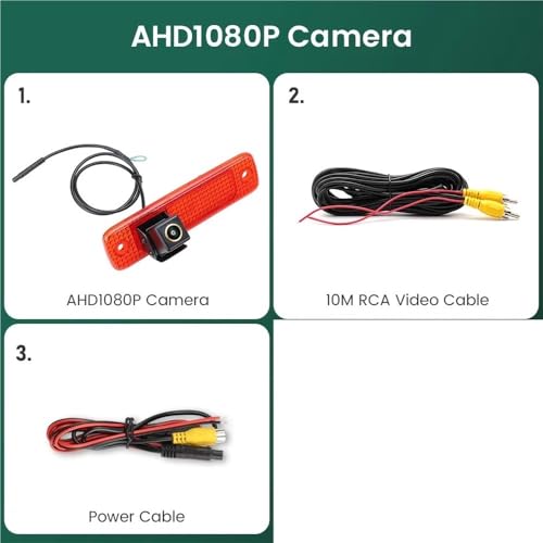 Caméra recul HD AHD feu stop pour Ford Transit MK7 2006-2013