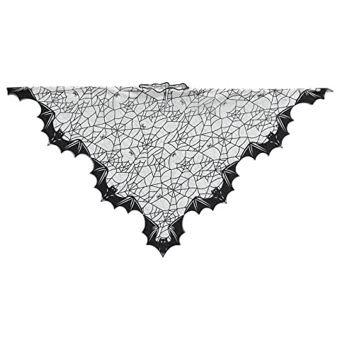 M9ppzzur7 Kid Baby Girls Boys Halloween Costumes Spider Web Bat Cloak Pullover Cape Fancy Halloween Cosplay Outfits (Black, 1-3 Years) Cover