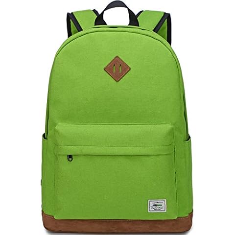 Backpack Boys School Bags Big Bookbags Durable Heavy Duty Student Kids Travel Waterproof Green Cover