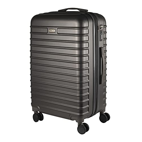 Mala Média 23Kg em ABS Com 4 Rodas 360 - AeroMalas Rio (Grafite)