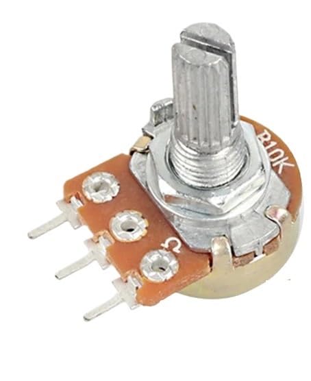 Potentiomètre rotatif WH148 B1K 1K Ohm linéaire à 3 broches de 15mm