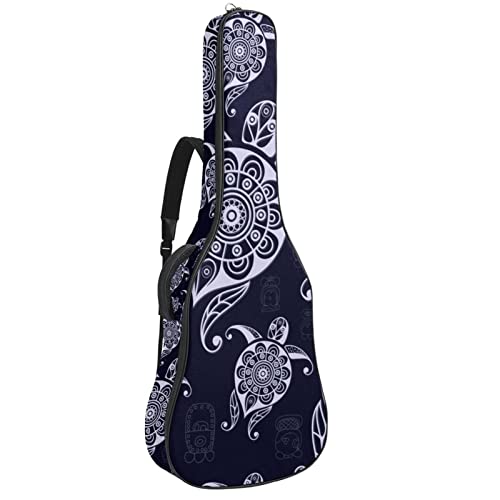 Housse pour guitare acoustique bohème – Tortue de mer dorée – 1 cm d’épaisseur – Rembourrée – Étanche – 101,6 cm, 104,4… - Les Beatles, Paul McCartney, John Lennon, RIngo Starr, George Harrison Housse pour guitare acoustique bohème - Tortue de mer dorée - 1 cm d'épaisseur - Rembourrée - Étanche - 101,6 cm, 104,4…
