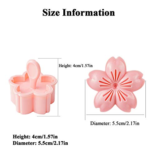 Cookie Press, 4 Styles Cookie Stamps Cherry Blossom Cookie Cutters Mold For Flower Cookies Pastry Accessories (Pink) #TOP3