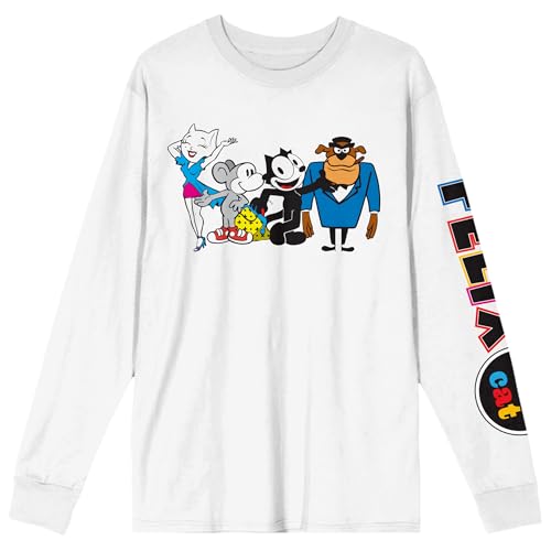 23AW F.C.R.B. ×FELIX THE CAT TEE 長袖Tシャツ Felix the Cat Characters Adult White Long Sleeve Tee-Small