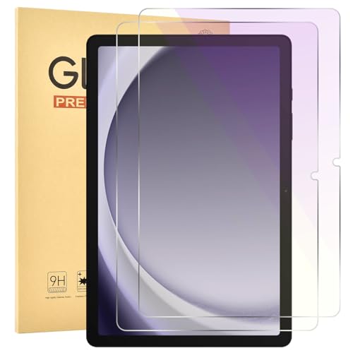 Jngnpn 2 Pack Anti Blue Light Screen Protector for Samsung Galaxy Tab A9 Plus [11 inch] 2023,9H Hardness Tempered Glass Film,Anti-uv,Eye Protection,Case Friendly,Touch Sensitive,Anti-Scratch