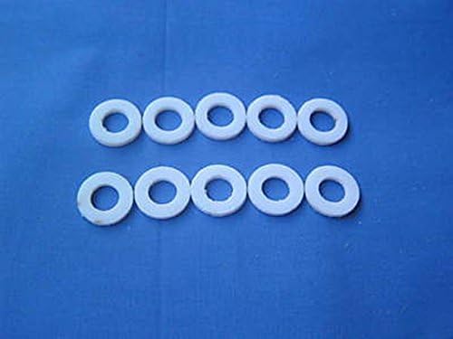 10Pcs Thickness 2 mm Teflon Washers for 6.35mm (1/4") Shaft RC Boat RC#247
