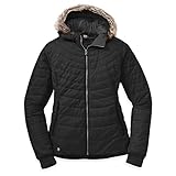 Outdoor Research Chaqueta Breva para mujer, Mujer, 244826, negro, XL