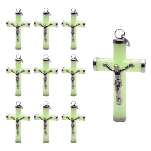 [Qsvbeeqj] 10pcs Shiningings Metal Crosses JewelryƃJX^}CY\ȃANZT[̂߂̃JgbN\˂̏