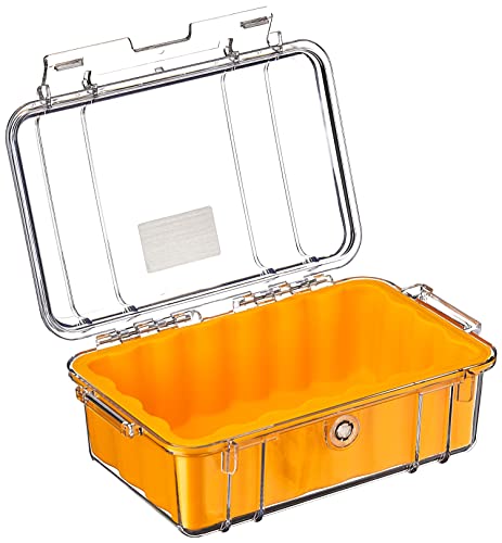 Maleta protectora Pelican 1050 Micro Case Amarilla/Transparente miniatura 3
