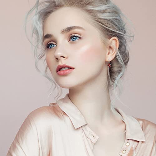 Ocj Butterfly Earrings 925 Sterling Silver Butterfly Dangle Earrings With January Birthstone Butterfly Earrings Gift For Women Jewelry Birthday Christmas Gifts For Women Girls Friends #TOP1