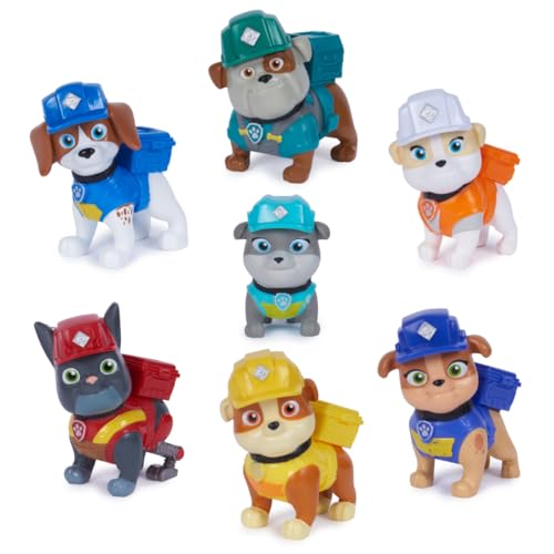 Rubble & Crew, Confezione Regalo, Set Con 7 Personaggi Da Collezione, Giocattoli Per Bambini E Bambine Dai 3 Anni In Su