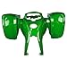 RedCap Front & Rear Plastic Body Fairing Kit for Kazuma Falcon 110cc 150cc 250cc ATV Compatible with RedCat Falcon Quad Models (Green)