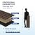 PIWA Acoustic Wall Panels 47” x 12” 4 Pack, Wood Panels for Wall with Sound-Absorbing Core MDF Surface, Sound Dampening Slat Paneling for Interior Decor, Home, Office and Gaming Room (Dark Walnut)