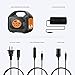 Portable Power Station, 296Wh/400W Solar Generator Power Supply CPAP Backup Battery, 110V Pure Sinewave AC Outlet, 12V DC, USB Output for Outdoor Camping Trip Fishing Emergency (S200)