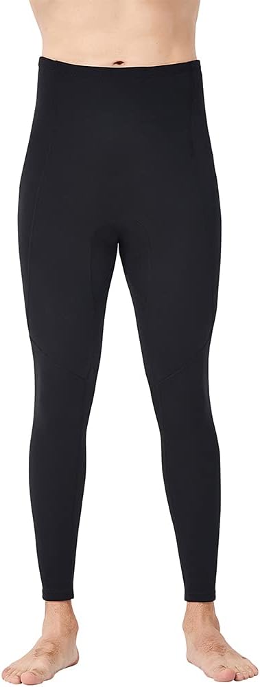 Skyone Wetsuit Pants for Women & Men - Neoprene Leggings, 3MM Swim Tights - Black, Long, Warm, for Surfing, Snorkeling, Boating & Kayaking