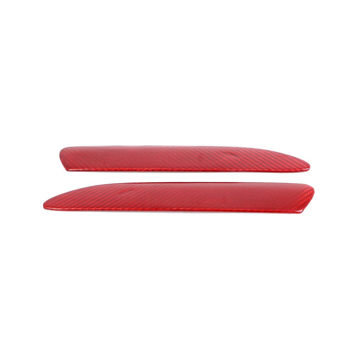 Housse poignée Porsche 911 en véritable carbone rouge METYOUCAR