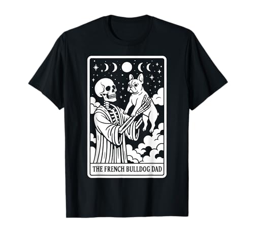 The French Bulldog Dad Dog Dad Frenchie Fête des Pères Tarot T-Shirt