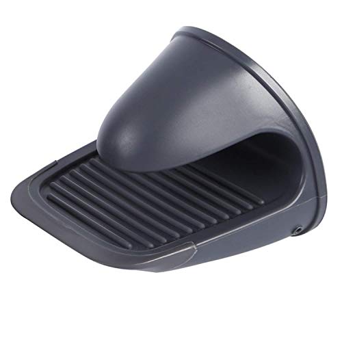 Preisvergleich Produktbild GFF S-Anti-Verbrühungshandschuhe Verdickung Mini-Silikon-Topflappen, Topflappen Kochklemmgriffe hitzebeständig, 2 Paar isoliert (Farbe: blau)
