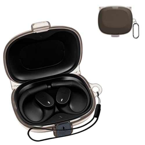 JBL Sense Lite �p �P�[�X ���C�����X�C���z�� �J�o�[ �O���[ | KONXISA TPU�f�� ���p���₷�� �J���r�i�t��+�X�g���b�v�t�� �ϏՌ��� �h���h�o �����[�d�\ �����^�т����₷��