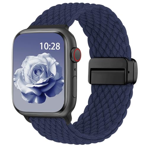 【Compatibilità】Il cinturino apple watch 41 mm è pienamente compatibile con tutti i modelli di Apple Watch, inclusi Apple Watch 41mm, 40mm, 38mm, 42mm, 44mm, 45mm, 46mm, 49mm, iWatch Serie 11,10 ,9 ,8 ,7 ,6 ,5 ,4 ,3, 2, 1, Apple Watch SE 3 2 1, Ultra/Ultra 2/3 Un unico cinturino versatile, perfetto per uomini, donne e adolescenti in cerca di stile e funzionalità in ogni occasione.