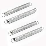 LST 4x GARAGENTORFEDERN 430mm 68 WINDUNGEN ZUGFEDER GARAGE TOR FEDER VERZINKT *NEU*