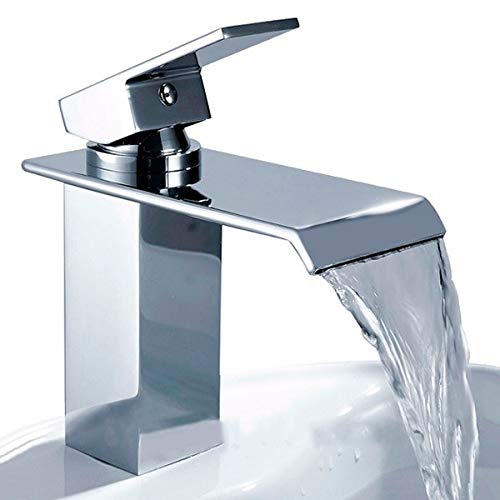 Torneira Misturador Monocomando Cascata Metal Baixa Fechada GH023
