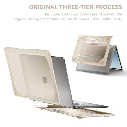 Funda Surface Laptop 3 13.5 solapa silicona rígida contra caídas y desgaste de carcasa exterior 2