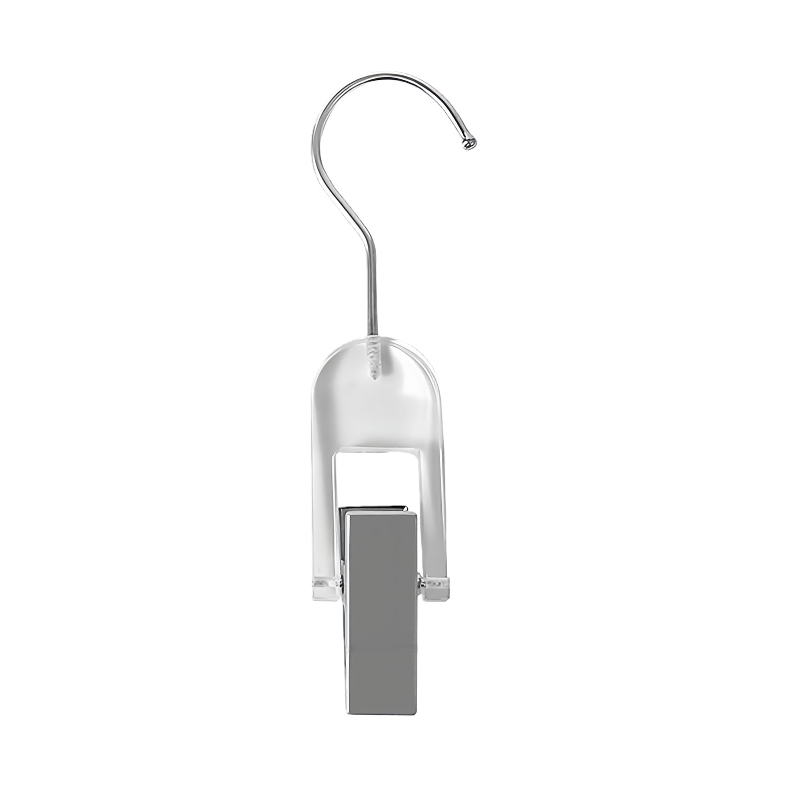 Wayfadacc Protective Scratch Garment Sample Holder Clear Acrylic Construction With Secure Steel Hook For Wardrobes Organizat