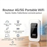 Routeur 4G LTE portable à carte SIM, 150 Mbit/s, 2100 mAh photo 2